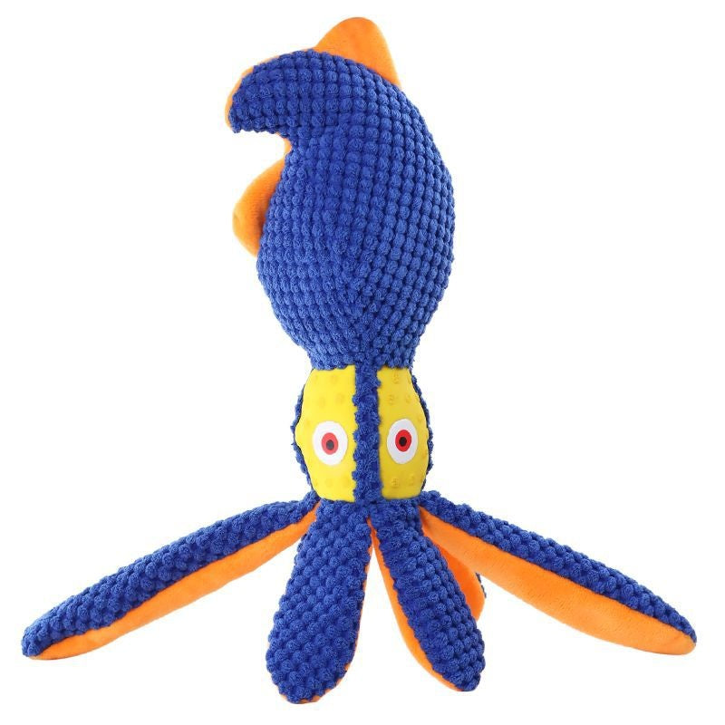 Oktopus-Kuscheltier mit Sound für Welpen