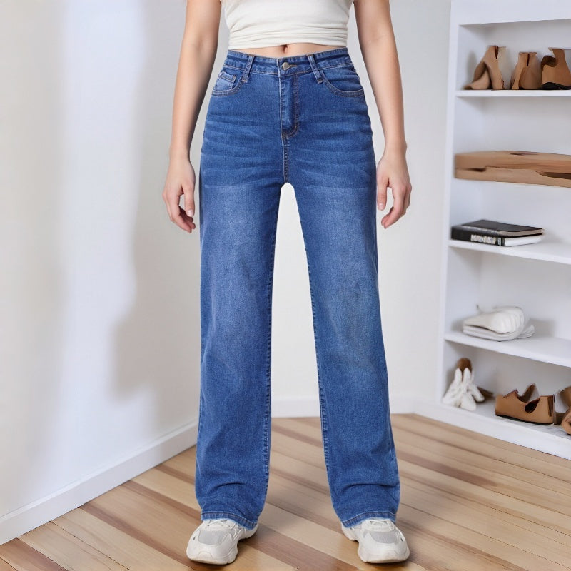 High Waist Wide Leg Jeans