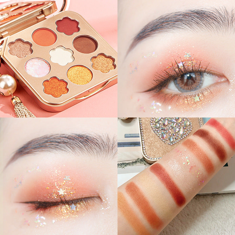 Langanhaltende Lidschatten-Palette mit neun Farben | LuxeStyle