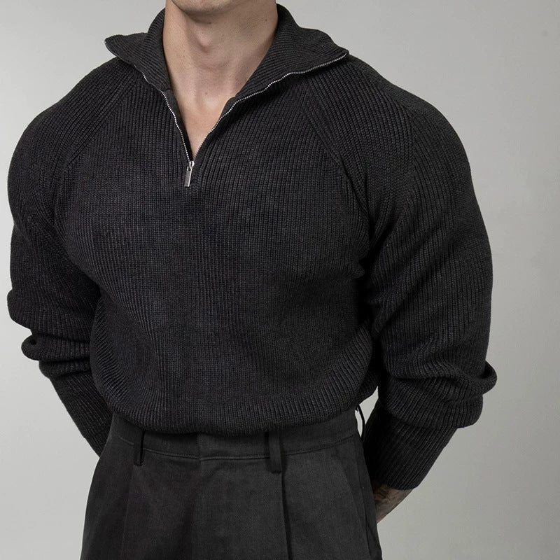 Herren Pullover Hoodie Wollpullover Mantel