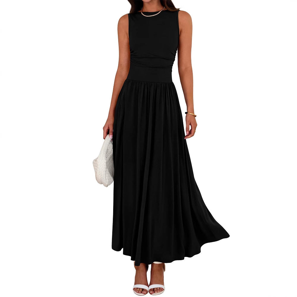 Faltenrock Kleid Lang