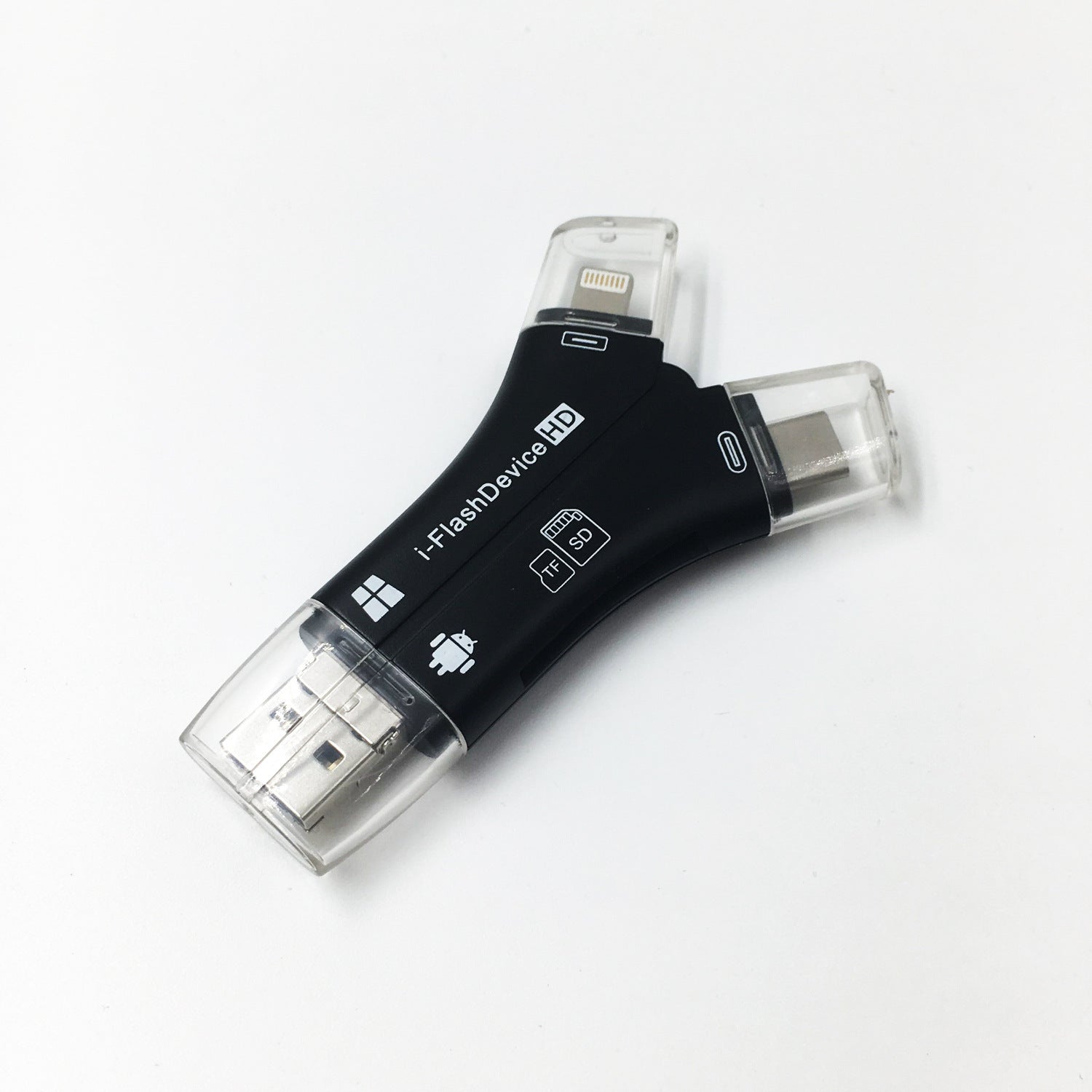4-in-1 USB Kartenleser für SD & TF Karten