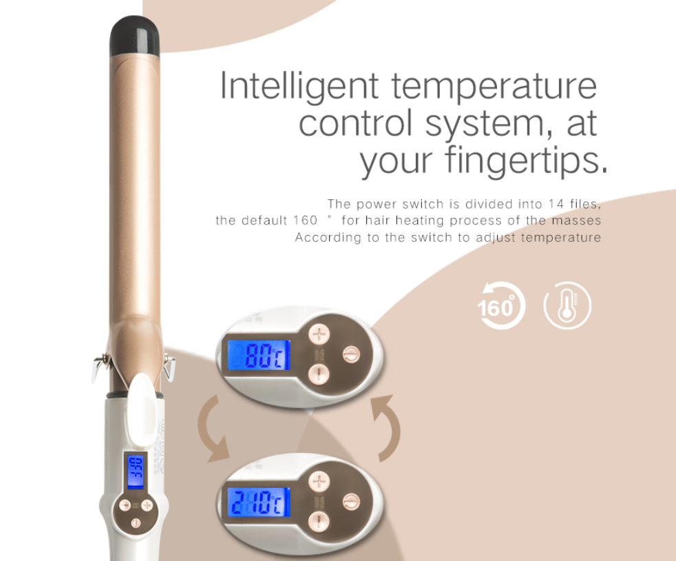 Lockenroller mit LCD-Bildschirm – Bild 2 | LuxeStyle