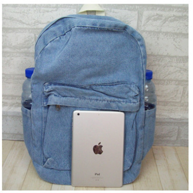 Denim Rucksack für Studium & Freizeit – Bild 3 | LuxeStyle