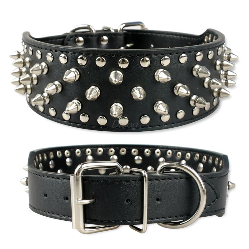 Halsband mit Nieten für grosse Hunde – Bild 3 | LuxeStyle