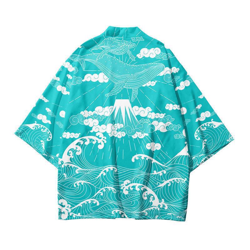 Loose Fit Printed Cardigan Herren