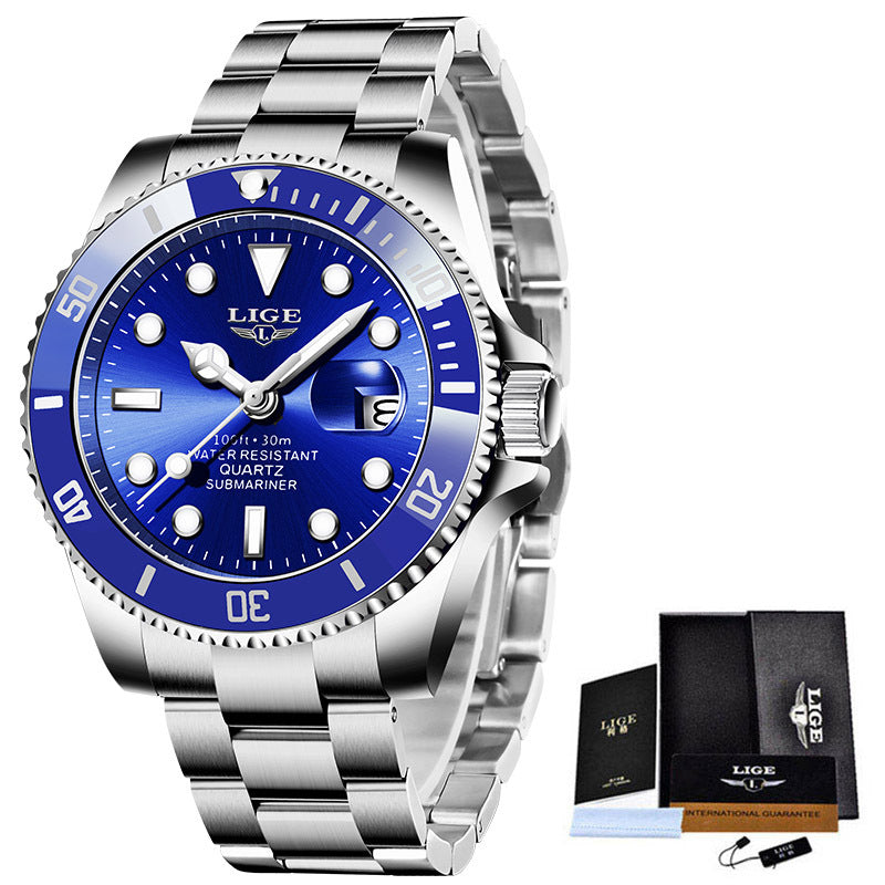 Herren-Armbanduhr Quarz Analog Wasserdicht – Bild 2 | LuxeStyle