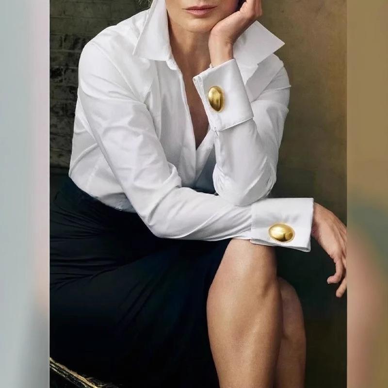 Elegantes Langarm-Shirt mit Patchwork