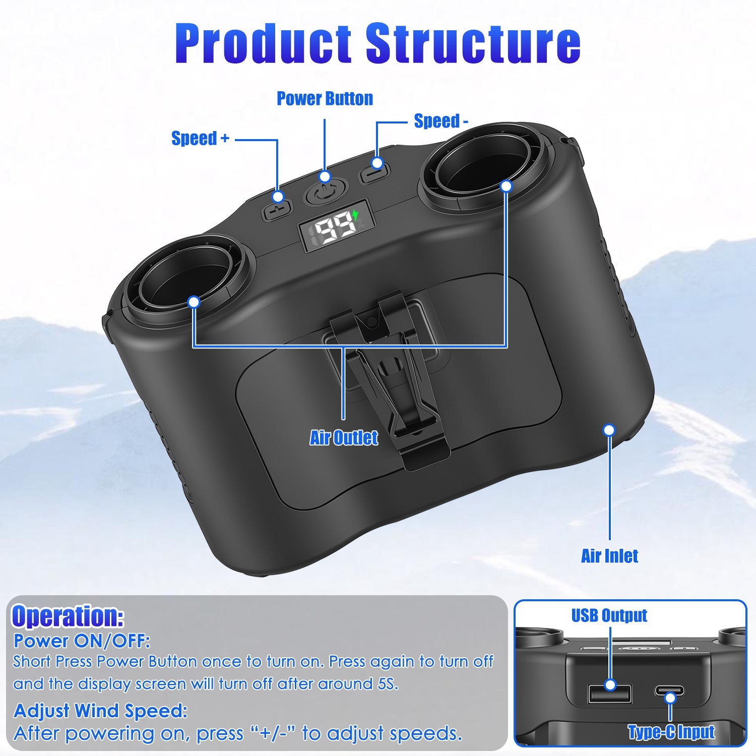 Powerbank «ChargeGo» · Schnellladen