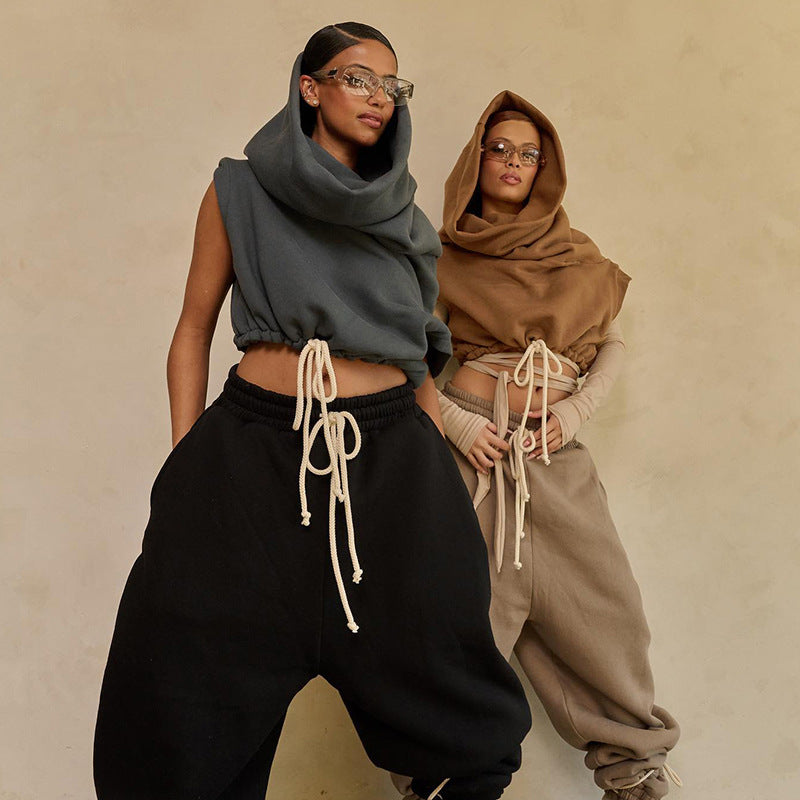 Oversized Kapuzen-Sweatshirt für Damen