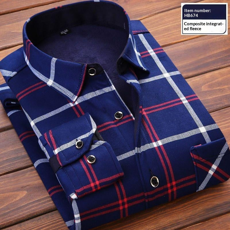 Herren Langarmshirt mit Fleecefutter – Bild 5 | LuxeStyle