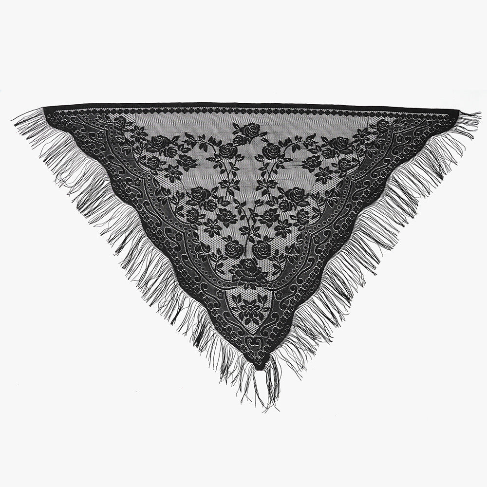 Jacquard-Bordürenschal für Damen | LuxeStyle