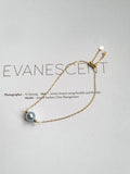 Seewasserperle-Hanf-Armband 14K Gold