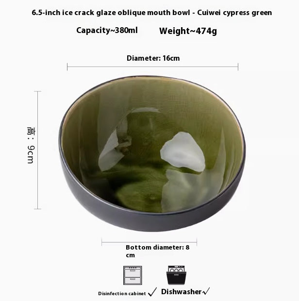 Keramikschale mit Craquelé-Glasur – Bild 2 | LuxeStyle