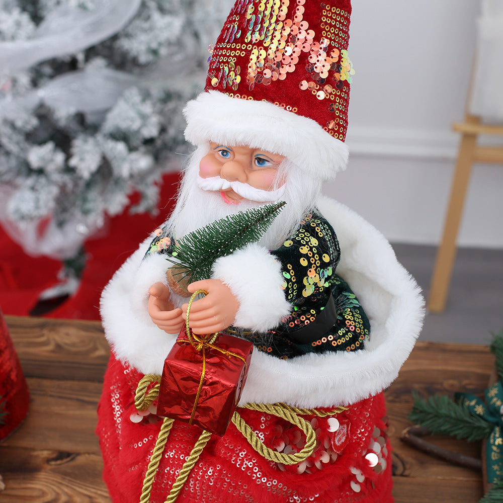 Tanzender Weihnachtsmann-Globus aus Plastik – Bild 5 | LuxeStyle