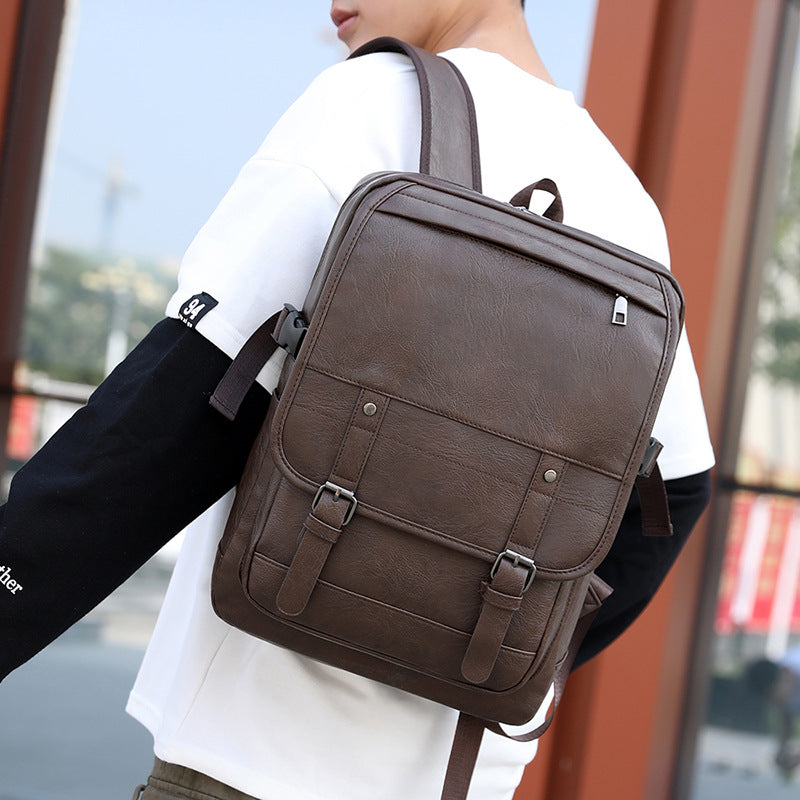 Retro-Leder-Rucksack für Männer – Bild 7 | LuxeStyle