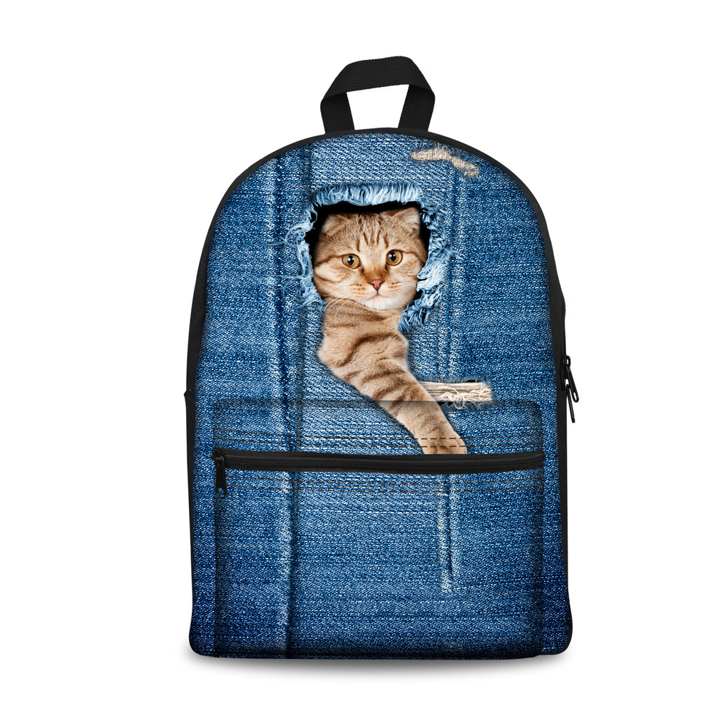 Rucksack mit Tierfoto-Print – Bild 3 | LuxeStyle
