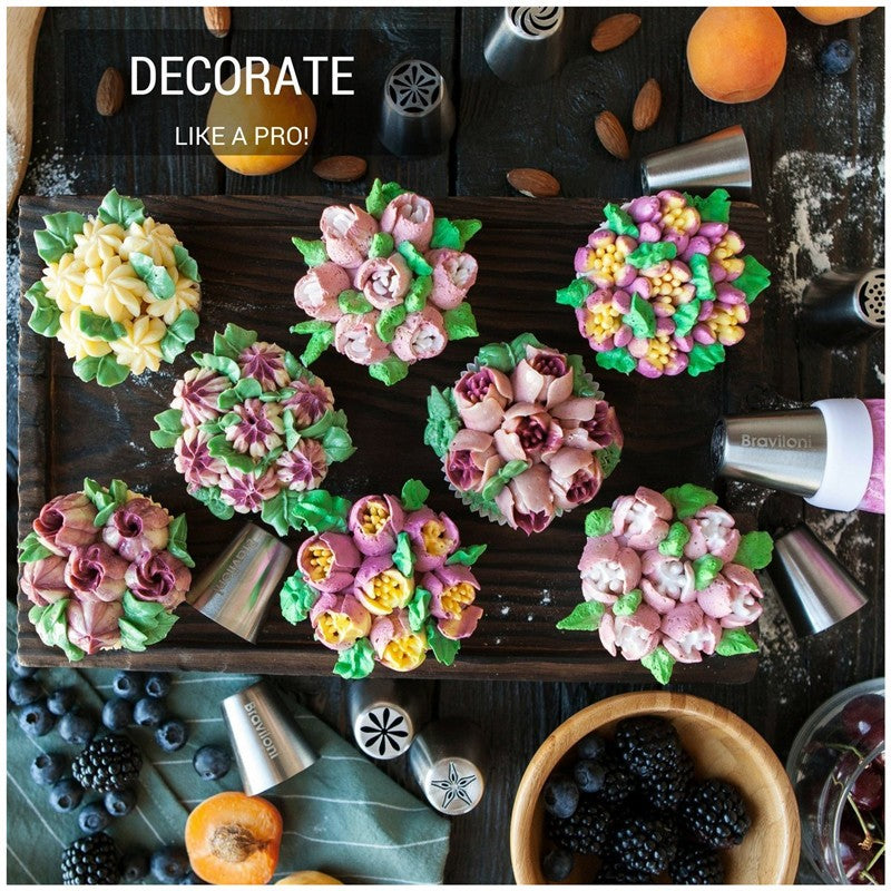 35er-Set russische Tüllen für Blumenmuster – Bild 2 | LuxeStyle