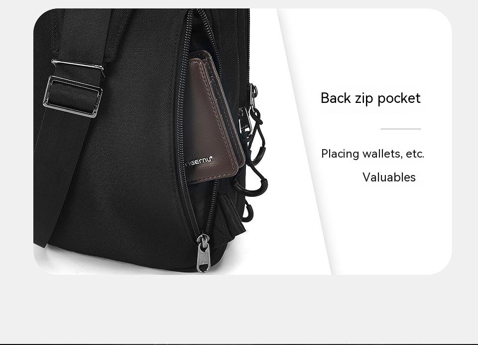 Leichte, stylische Camouflage-Brusttasche – Bild 2 | LuxeStyle