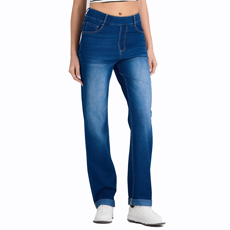 Gerader Jeanshosen