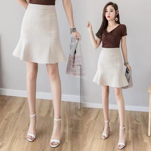 Elegantes Fishtail-Midikleid