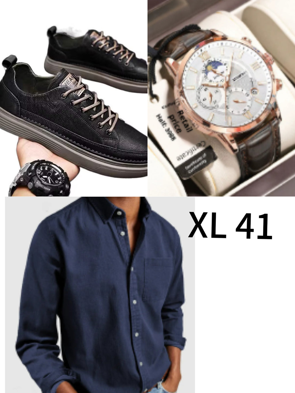 Leder-Schnürschuh Casual – Bild 8 | LuxeStyle