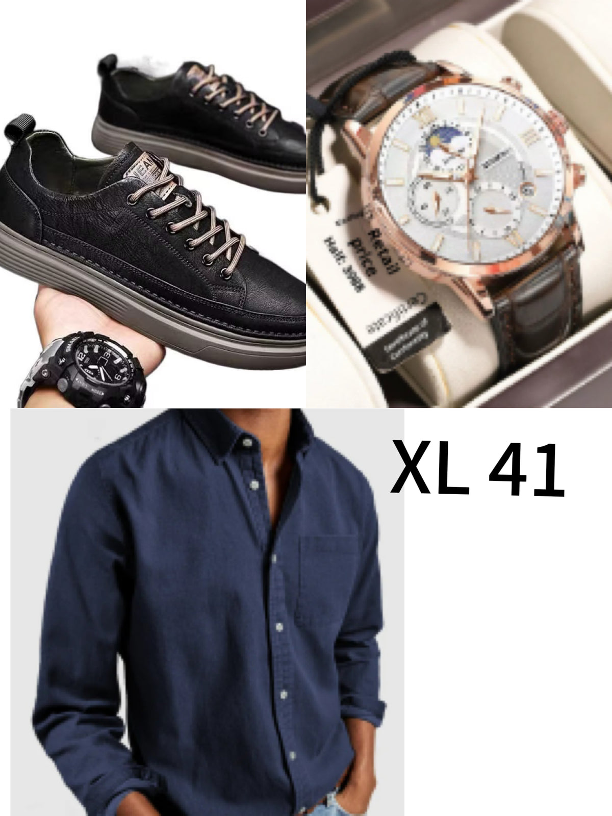 Leder-Schnürschuh Casual – Bild 8 | LuxeStyle