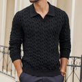 Herren Strickpullover mit Zopfmuster