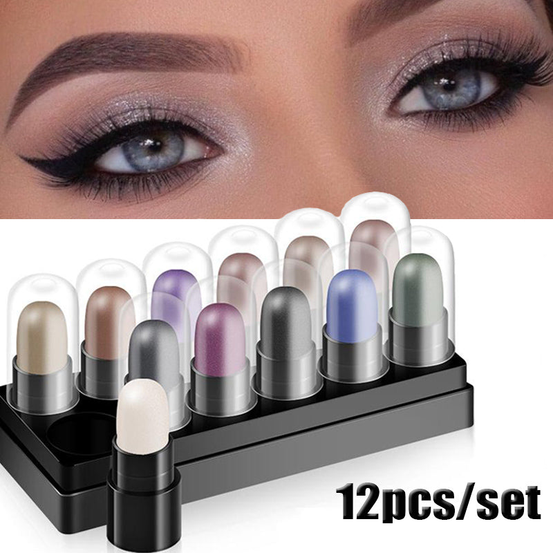 Langanhaltender Lidschatten Pen – 12er Set – Bild 5 | LuxeStyle