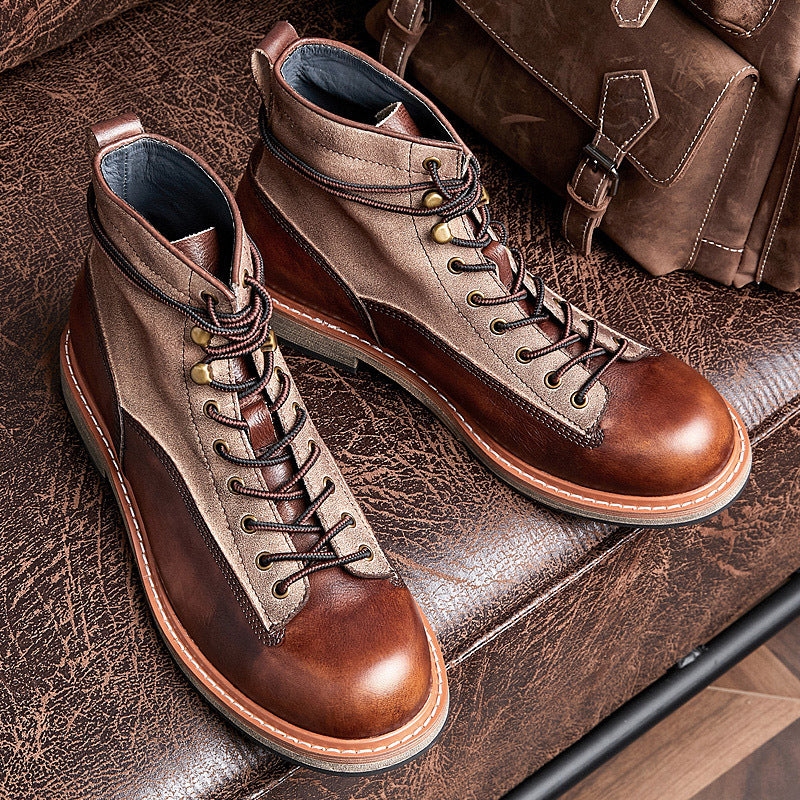 Motorradlederstiefel Herren braun – Bild 18 | LuxeStyle