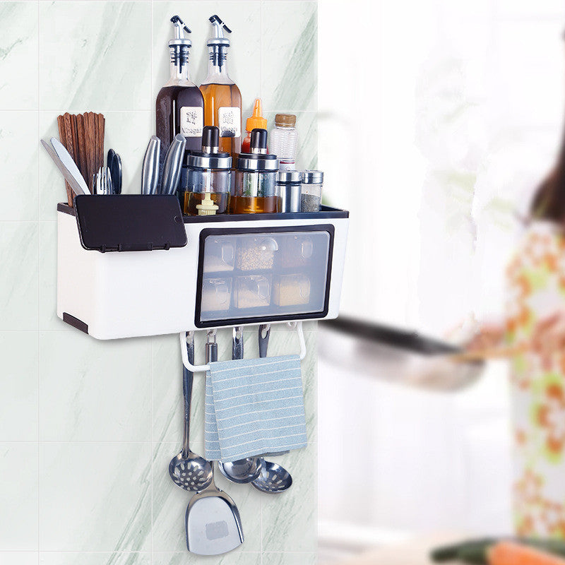 Küchenregal für Gewürze & Messer | LuxeStyle