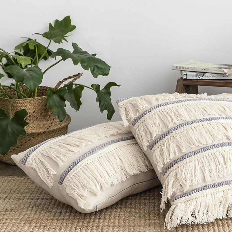 Luna Kissenhülle mit Fransen – Bild 5 | LuxeStyle