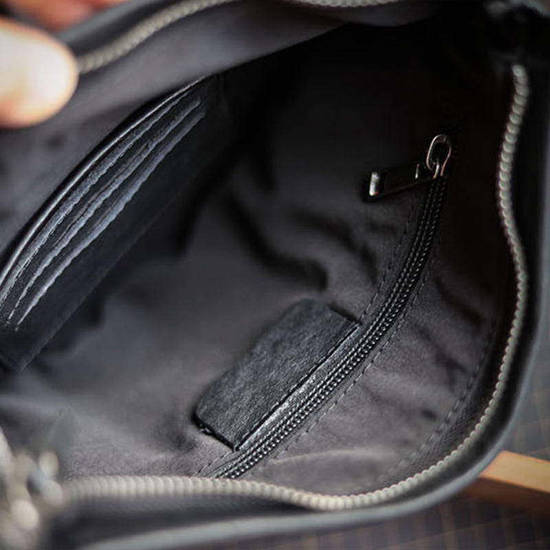 Leder Mini-Umhängetasche für Herren – Bild 6 | LuxeStyle