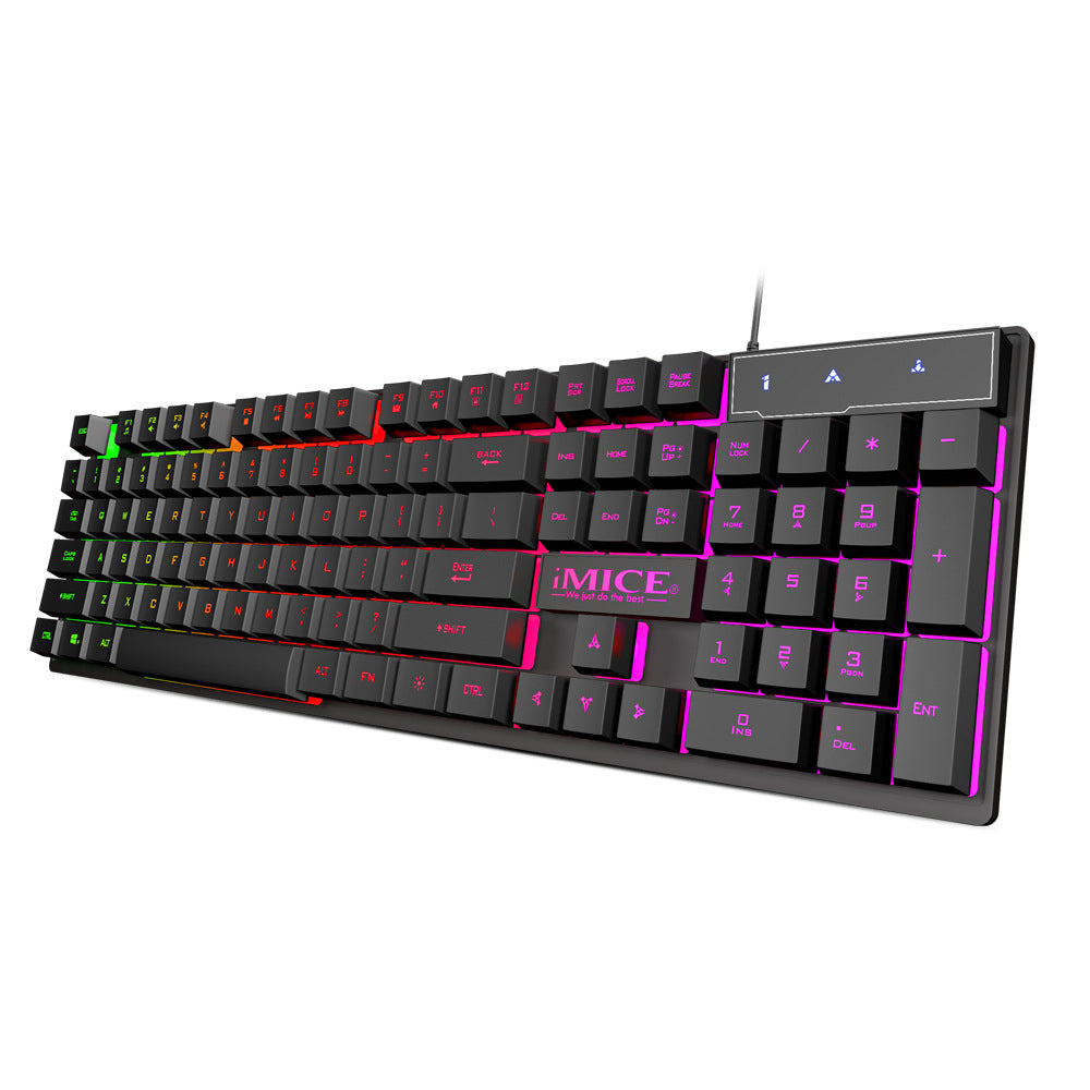 Gaming-Tastatur mit USB-Kabel und Beleuchtung – Bild 2 | LuxeStyle