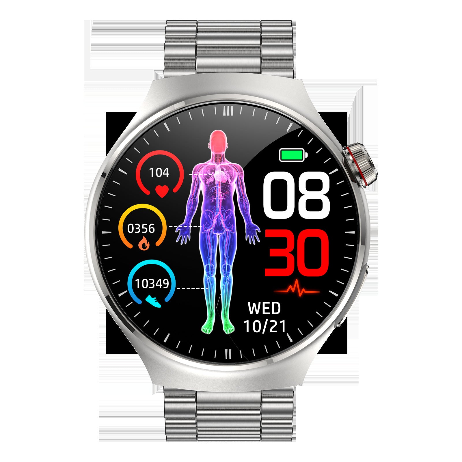 Gesundheits-Smartwatch mit EKG & Körperanalyse