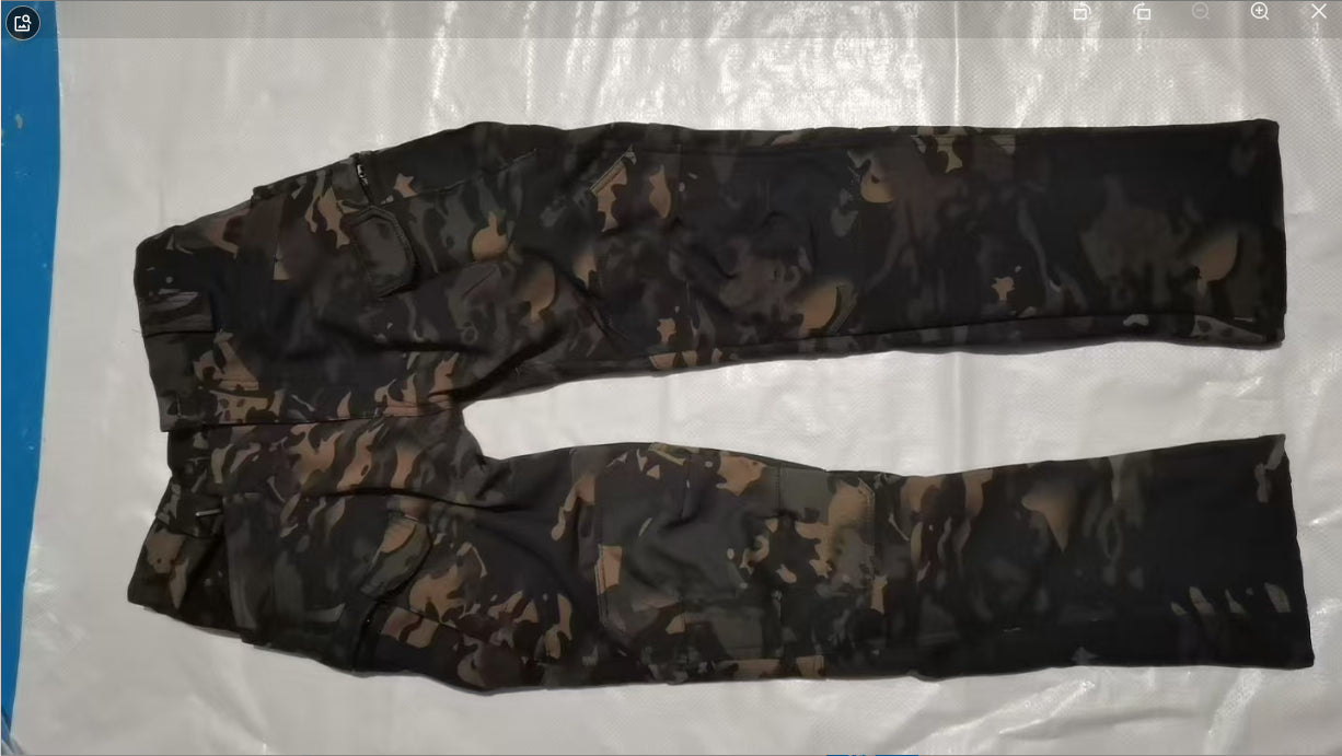 Taktische Winterhose mit Fleece-Futter