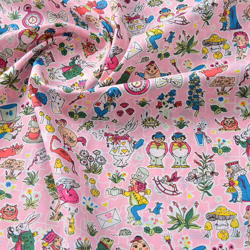 Baumwollstoff mit Cartoon-Print für Kinder – Bild 3 | LuxeStyle