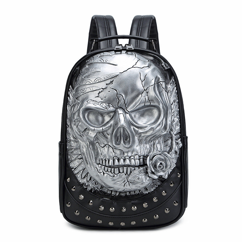 3-dimensionaler Totenkopf-Rucksack – Bild 7 | LuxeStyle