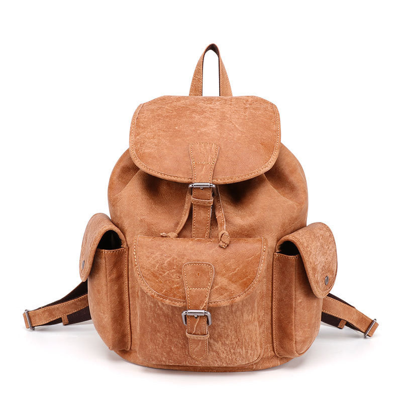 Vintage Leder Rucksack – Bild 4 | LuxeStyle