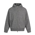 Herren-Kardigan, grau, locker
