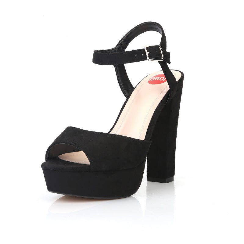Weite Hochabsatz-Sandalen – Bild 5 | LuxeStyle
