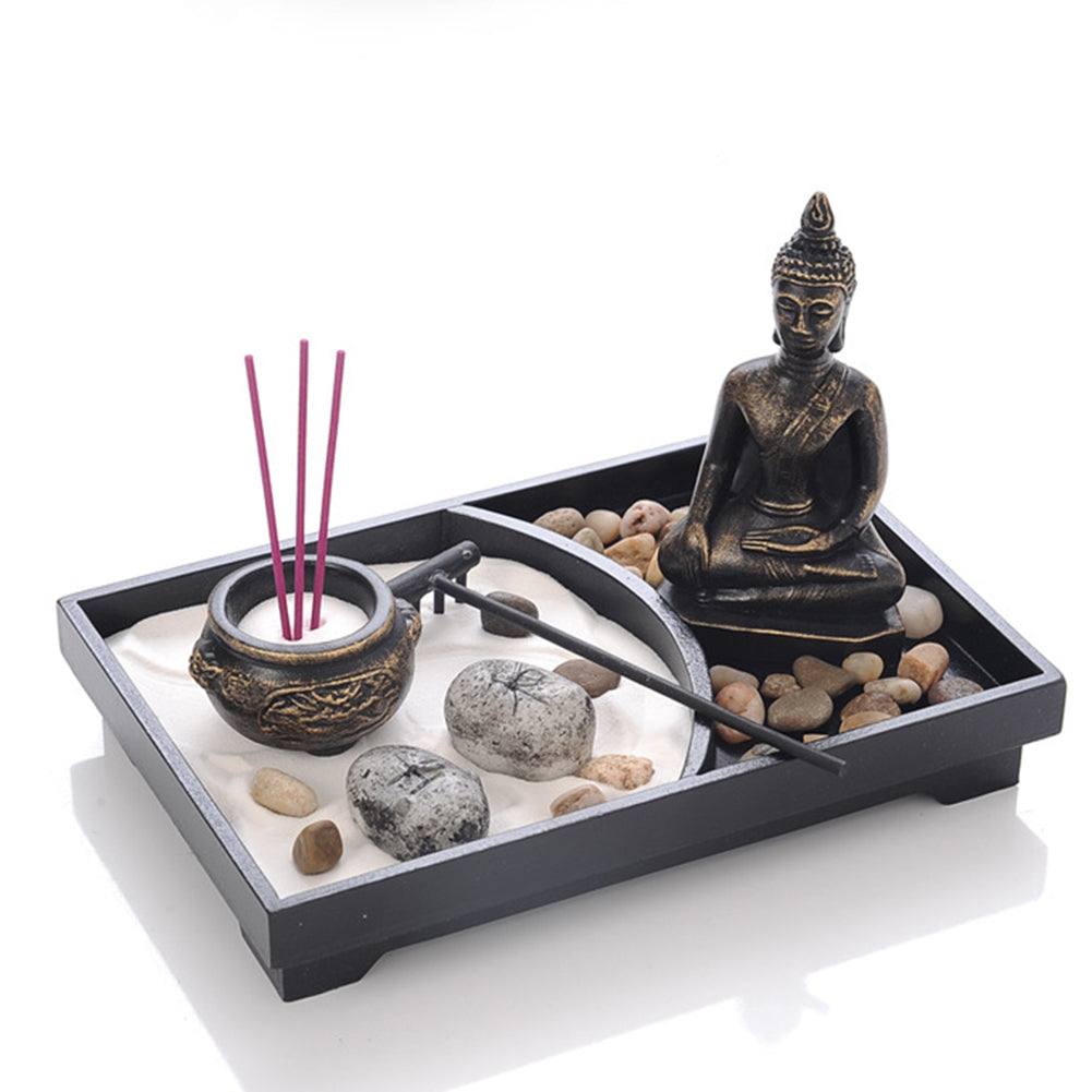 Lucky Zen Buddha Holzstatue – Bild 2 | LuxeStyle