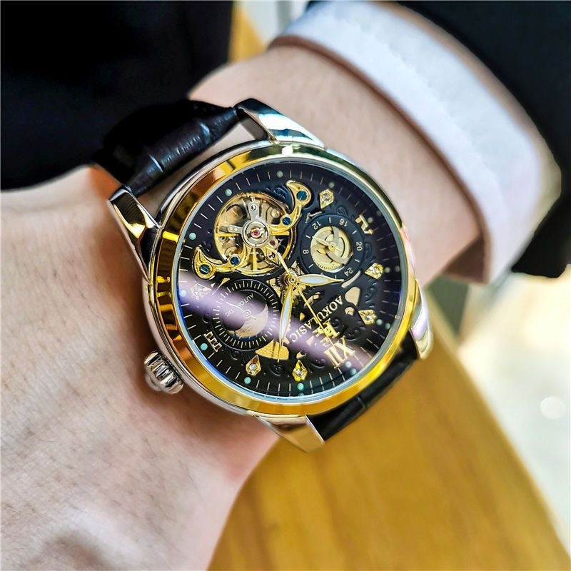 Automatische Vintage-Uhr Herren wasserdicht leuchtend
