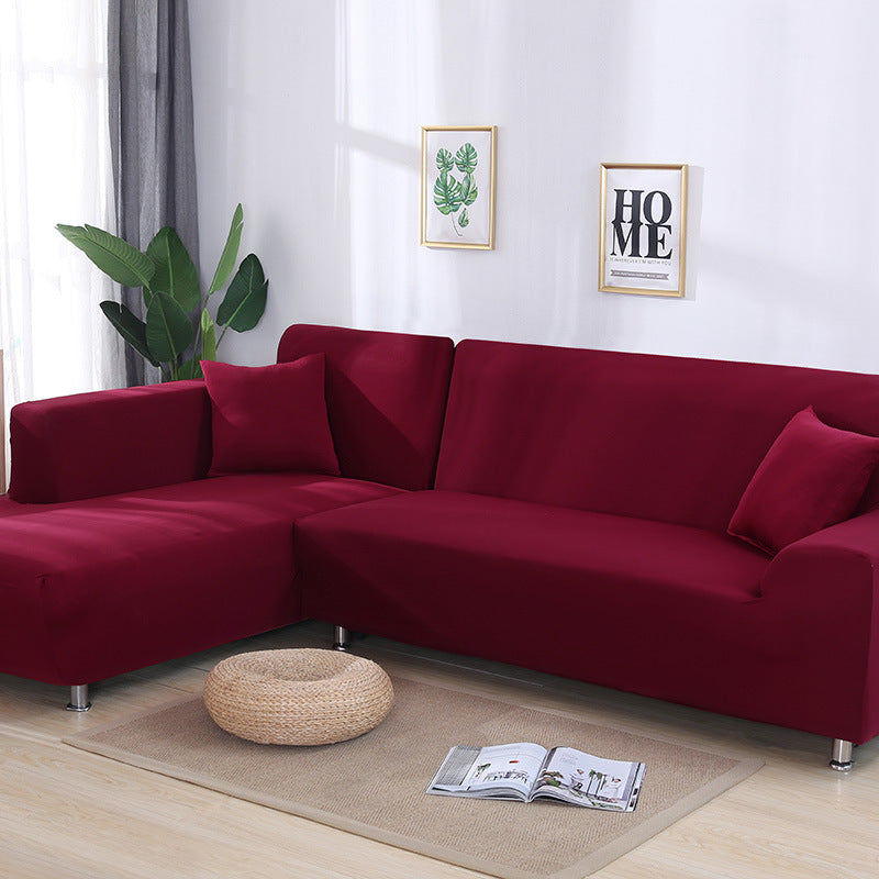 Ecksofa-Überzug, 2-teilig, elastisch – Bild 8 | LuxeStyle