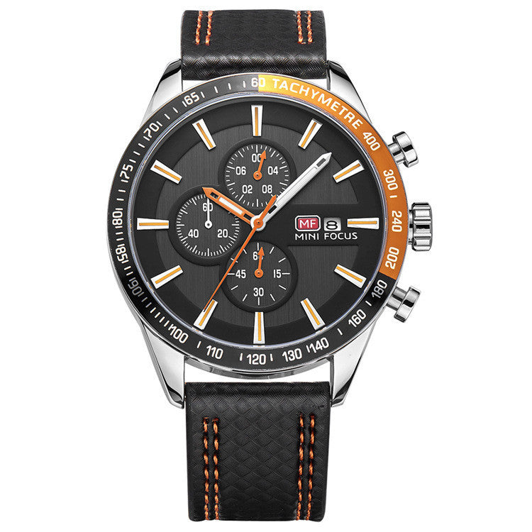 MINIFOCUS Quarzuhr mit Kalender | LuxeStyle