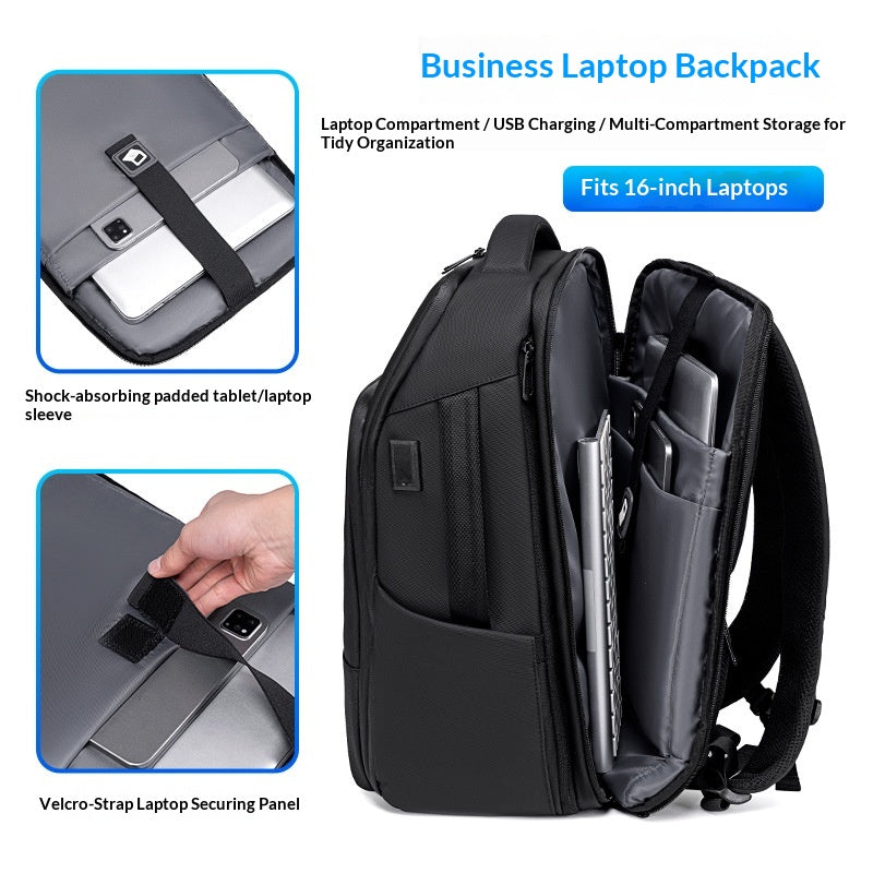 Männlicher Laptop-Rucksack 20–35 l – Bild 3 | LuxeStyle
