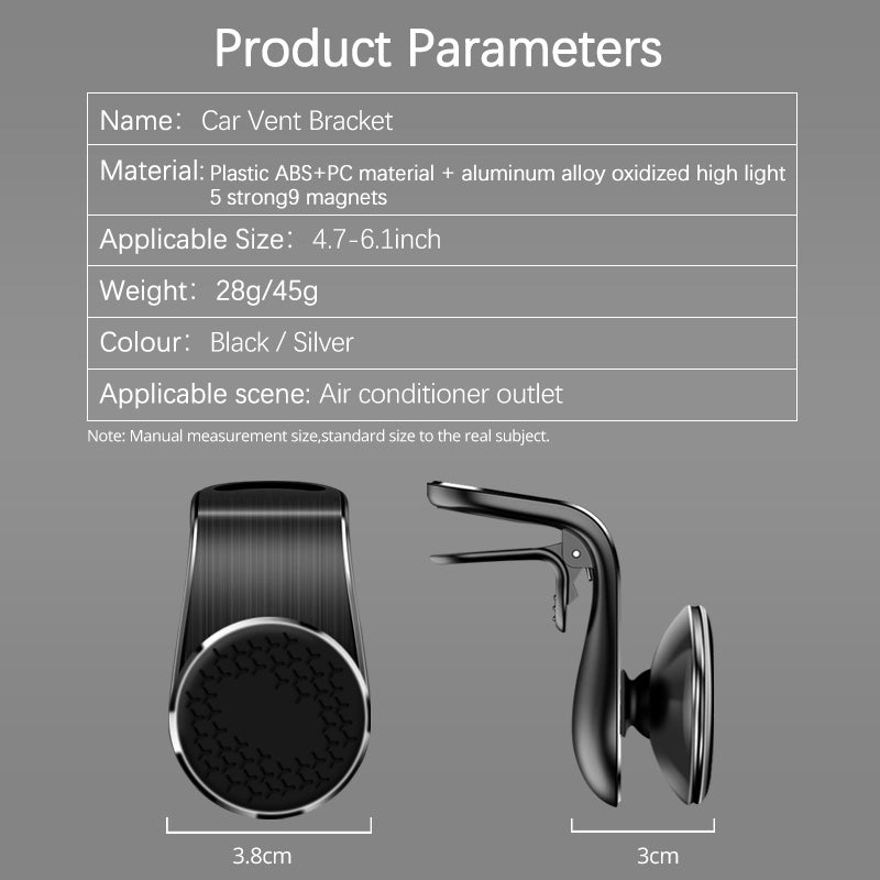 Magnetische Handyhalterung fürs Auto (Lüftung)