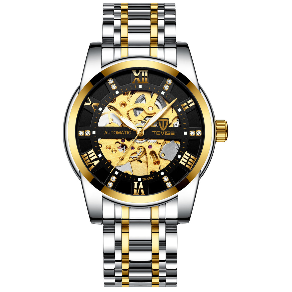Mechanische Armbanduhr mit Skelett-Design – Ansicht 5