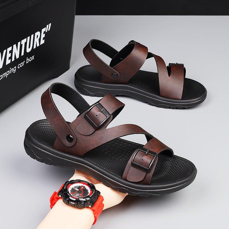 Herren-Sandalen mit offener Spitze – Bild 5 | LuxeStyle