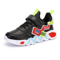 Kinder Leder-Sneakers mit Klettverschluss – Bild 4 | LuxeStyle